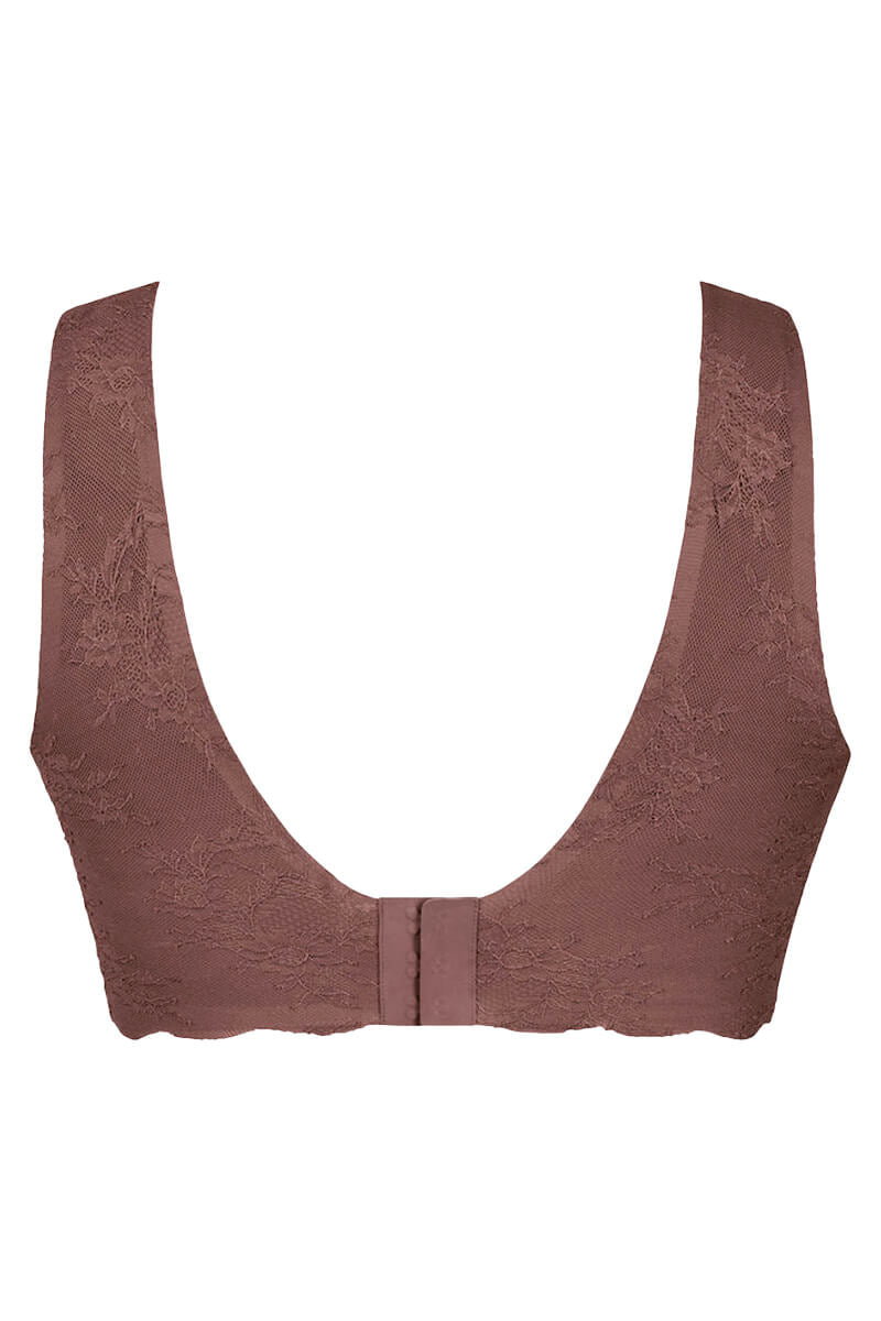 ANITA ESSENTIALS LACE BRALETTE BERRY XL
