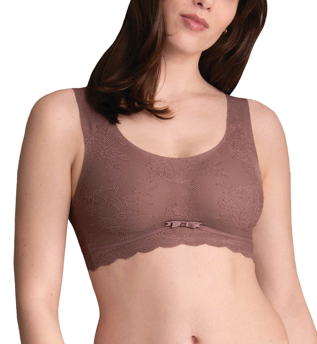 ANITA ESSENTIALS LACE BRALETTE BERRY XL