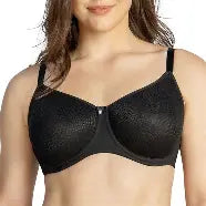 PARFAIT PEARL SEAMLESS MINIMIZER BRA BLACK