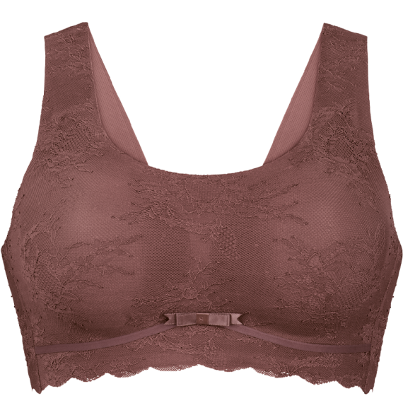 ANITA ESSENTIALS LACE BRALETTE BERRY XL