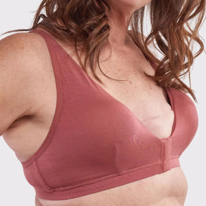 ANAONO MELISSA FRONT CLOSURE BRA DUSTY ROSE