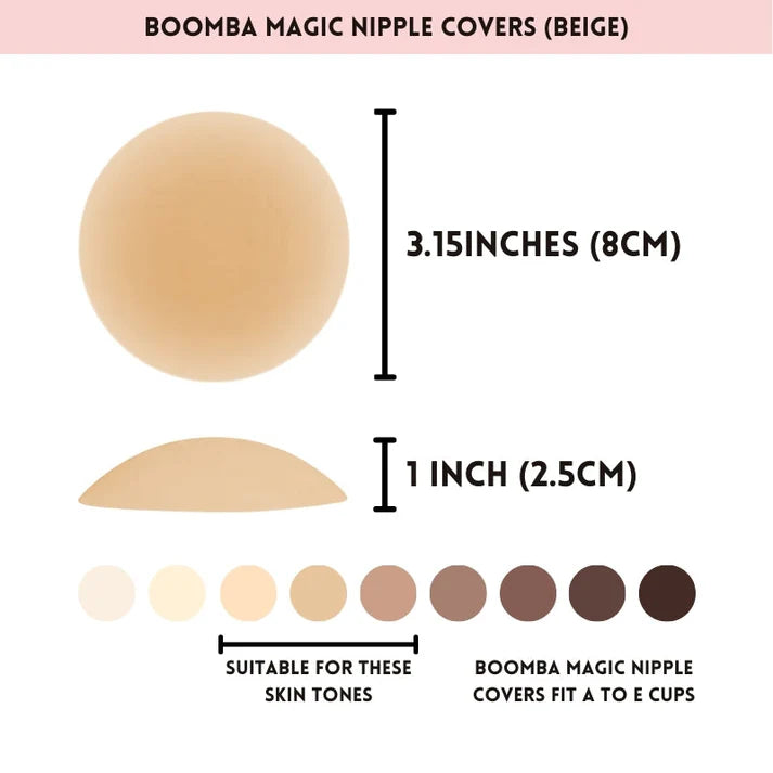 BOOMBA ADHESIVE NIPPLE COVERS