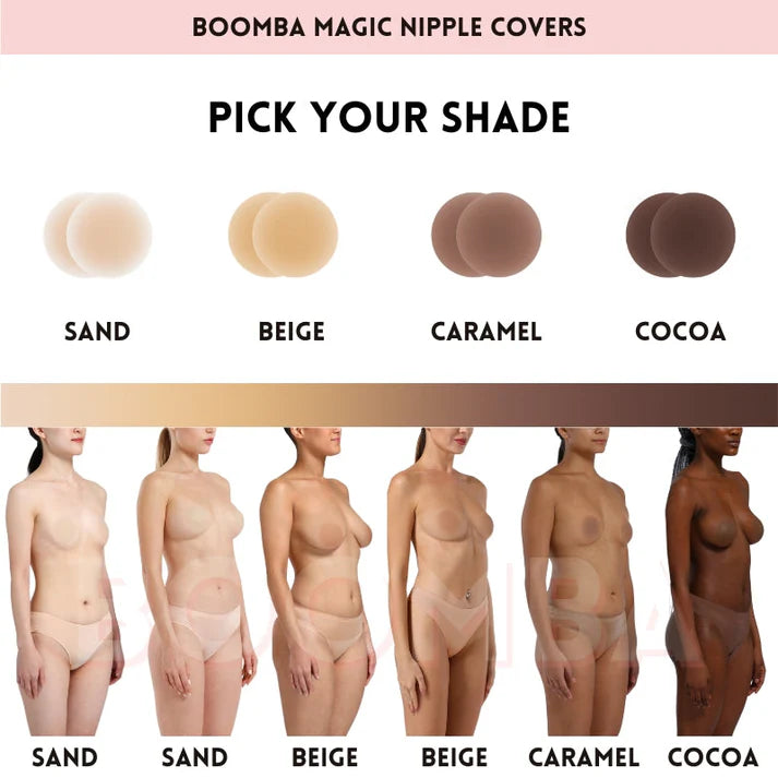 BOOMBA ADHESIVE NIPPLE COVERS