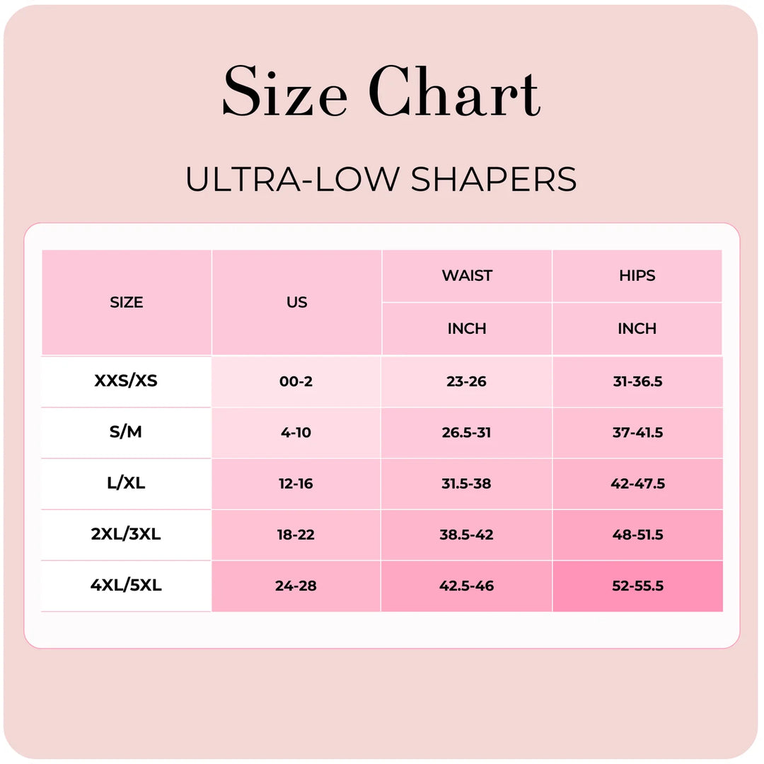 BOOMBA ULTRA-LOW BACK SHAPER SHORTS