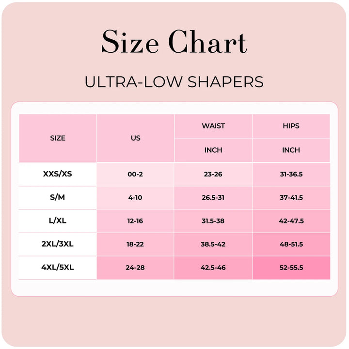 BOOMBA ULTRA-LOW BACK SHAPER SHORTS