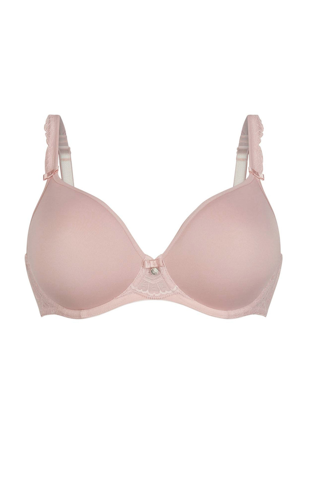 ROSA FAIA SELMA WIRED BRA WITH SPACER CUPS ROSEWOOD