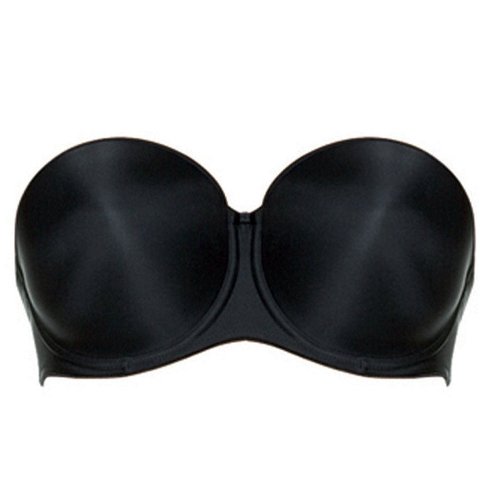 FANTASIE SMOOTHING MOULDED STRAPLESS BRA BLACK – Foundations Professional  Bra Fitting