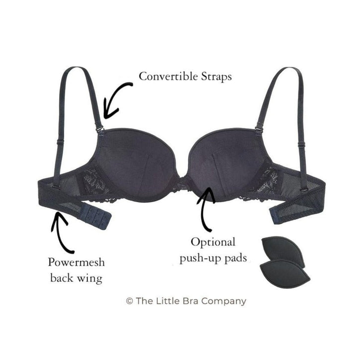 THE LITTLE BRA COMPANY GRACE BLACK